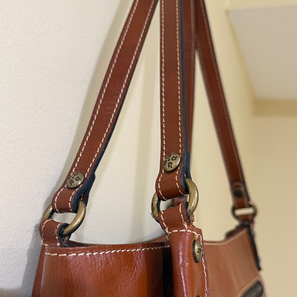 Patricia Nash Total Rich Brown Leather Shoulder Bag Women’s purse Handbag - Picture 10 of 16